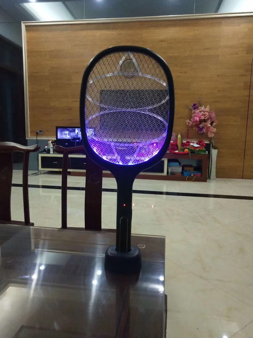 Vợt muỗi thông minh tự động bắt muỗi D2102 (Xanh rêu)