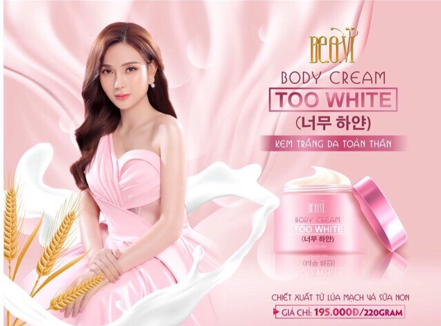 [HCM]Kem Body Too White BEOVi THU THỦY