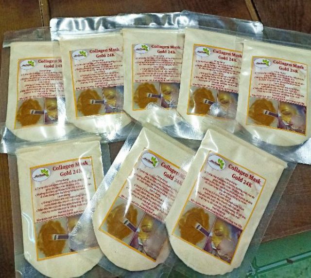 100g mask collagen vàng sâm 24k