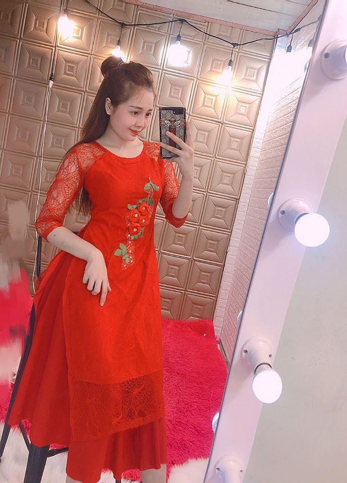 [HCM]Áo Dài Cách Tân Ren
