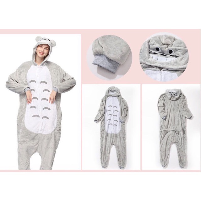 Bộ đồ thú totoro, bộ đồ thú dễ thương
