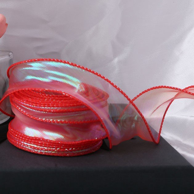 Ruy băng voan 4cm viền sóng