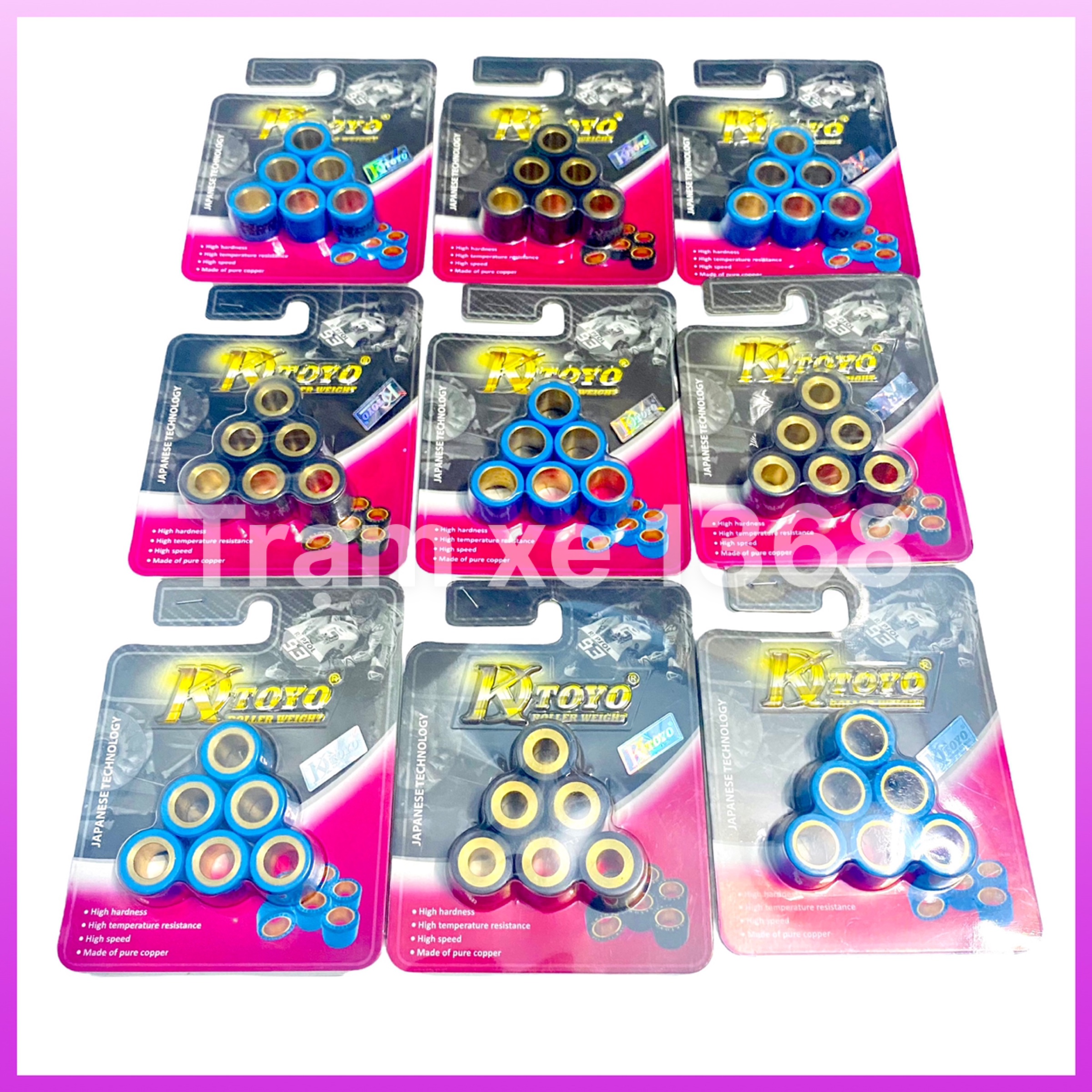 Bi nồi ktoyo 20x15 9g 10g 11g 12g 13g 14g 15g 16g 17g 18g 19g 20g xe honda 125 150