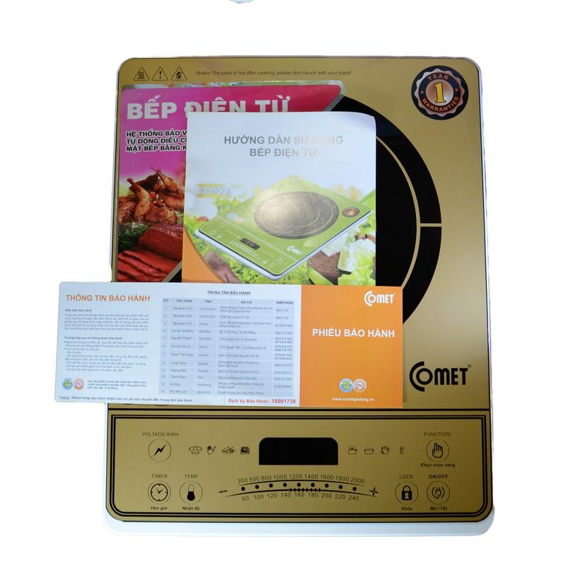 BẾP ĐIỆN TỪ COMET CM5456 CẢM ỨNG SIÊU MỎNG ( KÈM NỒI LẨU INOX )