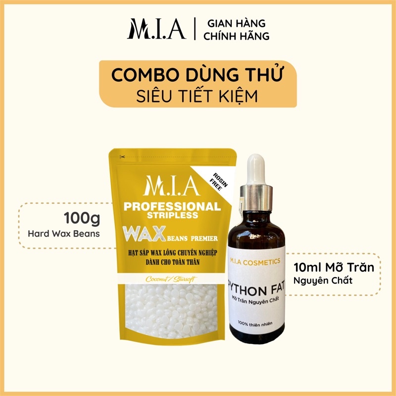 Combo dùng thử [100gr sáp + 10ml mỡ trăn]