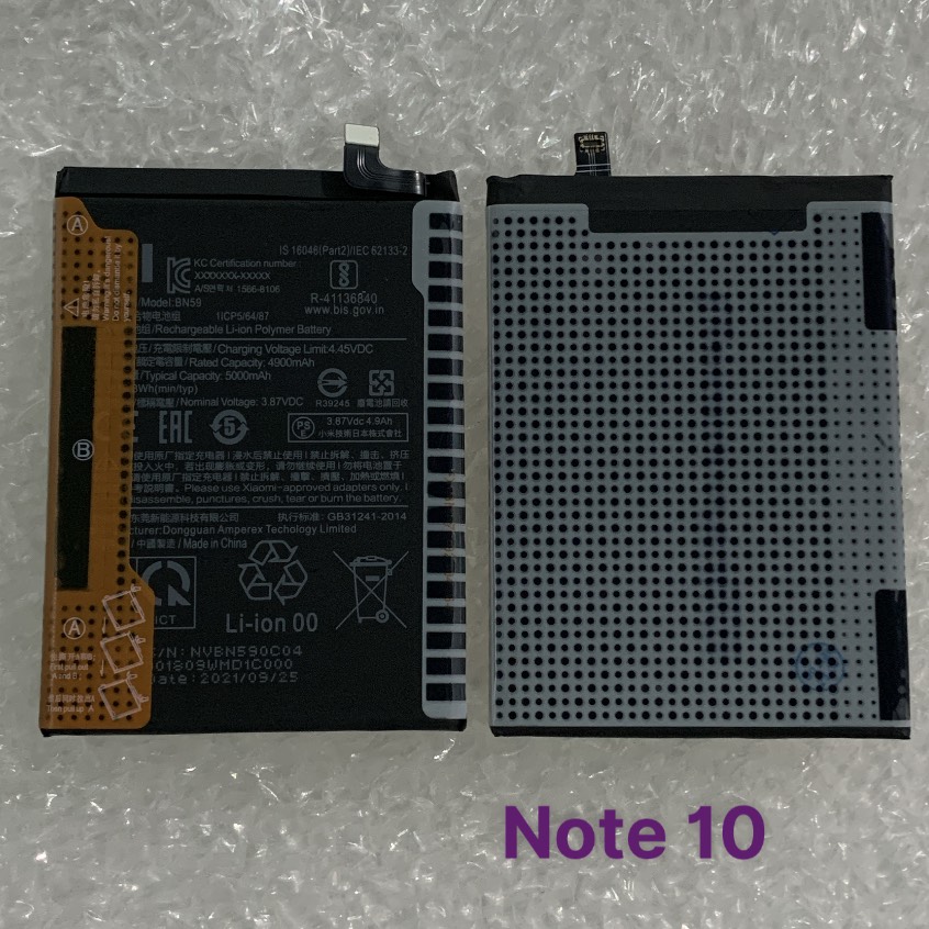 Pin xiaomi redmi note 10 4g / note 10s /bn59 zin new 100% 5000mah