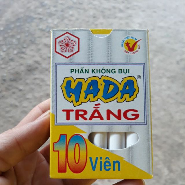 Phấn viết bảng trắng - Phấn không bụi HADA