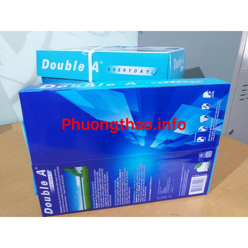 Giấy Double A - A4/70gsm 500 Tờ/Ram - Nhập khẩu Thai Lan ( Giá Bán Buôn )
