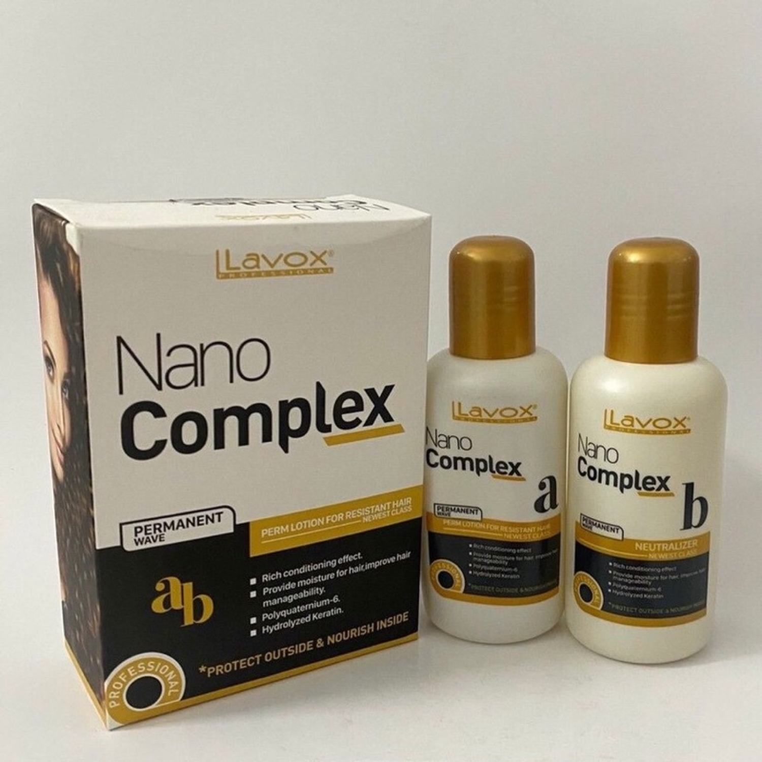 thuốᴄ Uốn Lạnh Tại Nhà Lavox Siêu Dưỡng Nano Complex 100mlx2