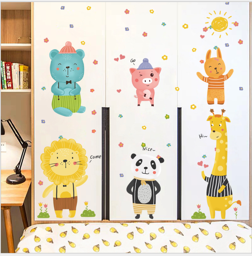[HCM]Decal Dán Tường  Thú Ngộ Nghĩnh 02