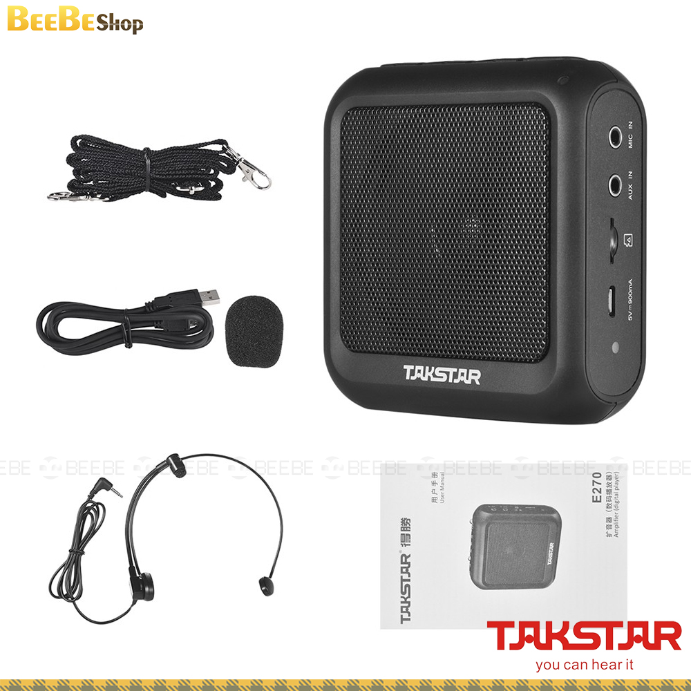 Takstar E270 - Máy Trợ Có Dây Hỗ Trợ Bluetooth Phát Audio