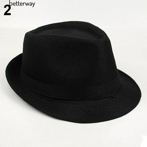 1 nón phớt vintage fedora, nón cao bồi thời trang nam nữ (vành nhỏ)