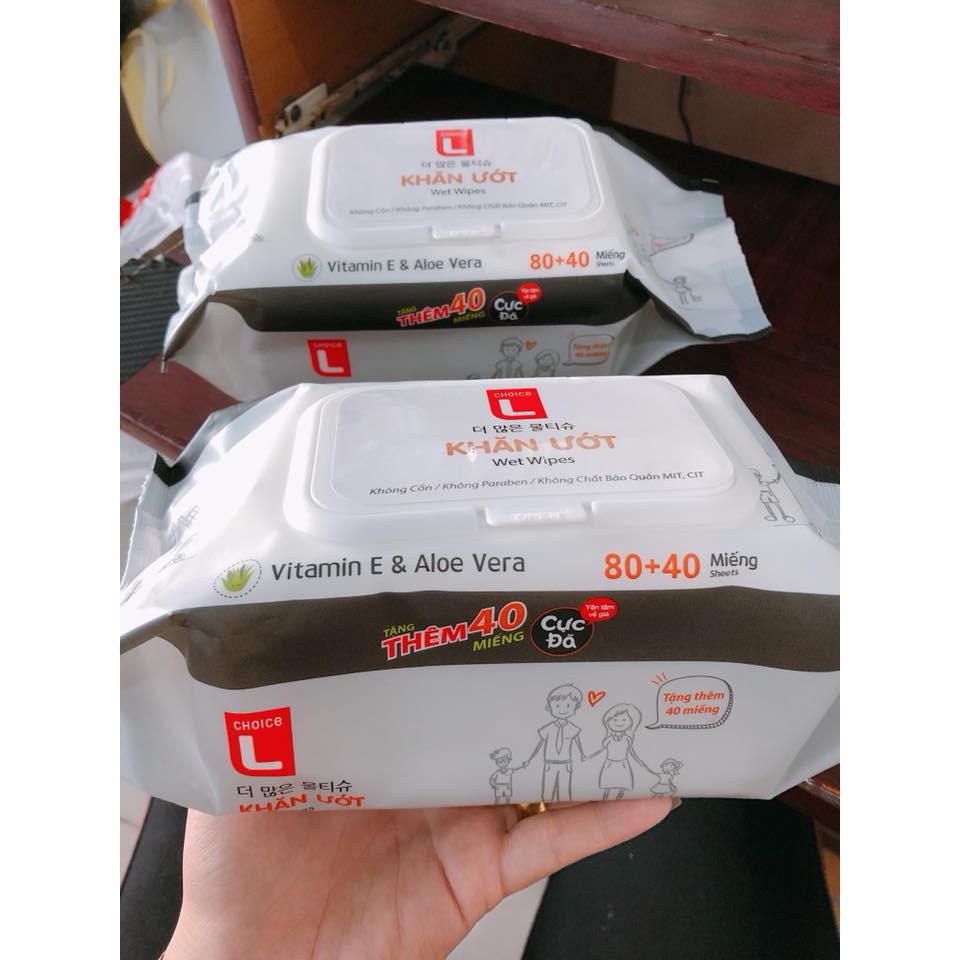Khăn ướt Cực Đã Choice L