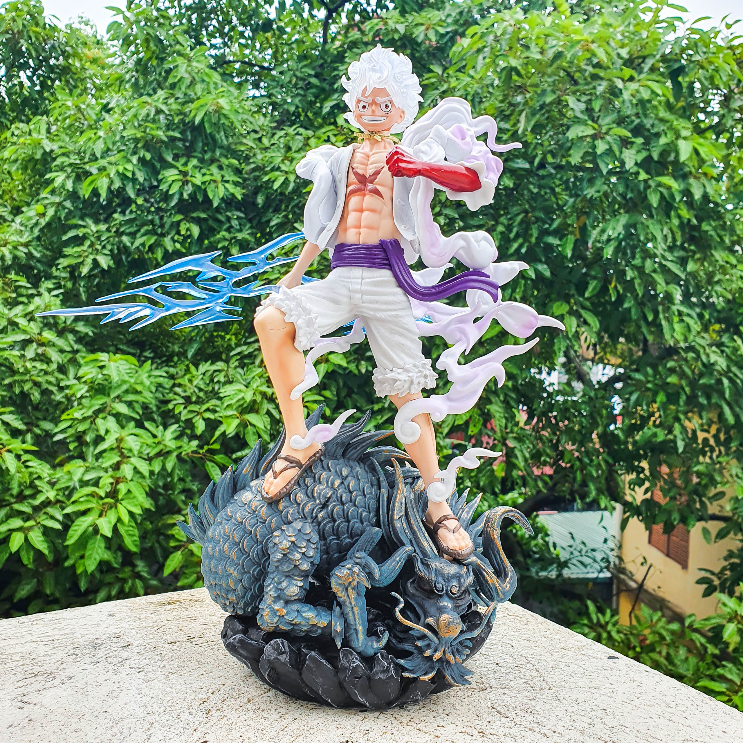 Mô hình luffy gear 5 hàng đẹp siêu chất ( one piece )