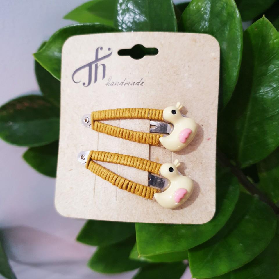 KẸP MÁI QUẤN VẢI HÌNH THÚ - SET 02 KẸP