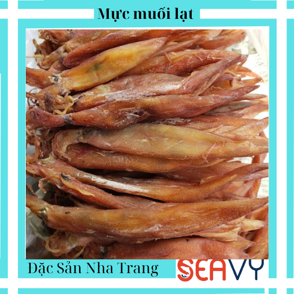 Mực muối lạt phơi ghe nha trang 1kg - hương biển cả tươi mát - size trung