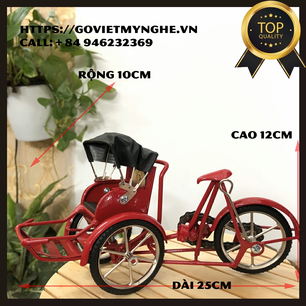 Iron logistics car model ornament partner gift with bold mark-25cm long-bronze color