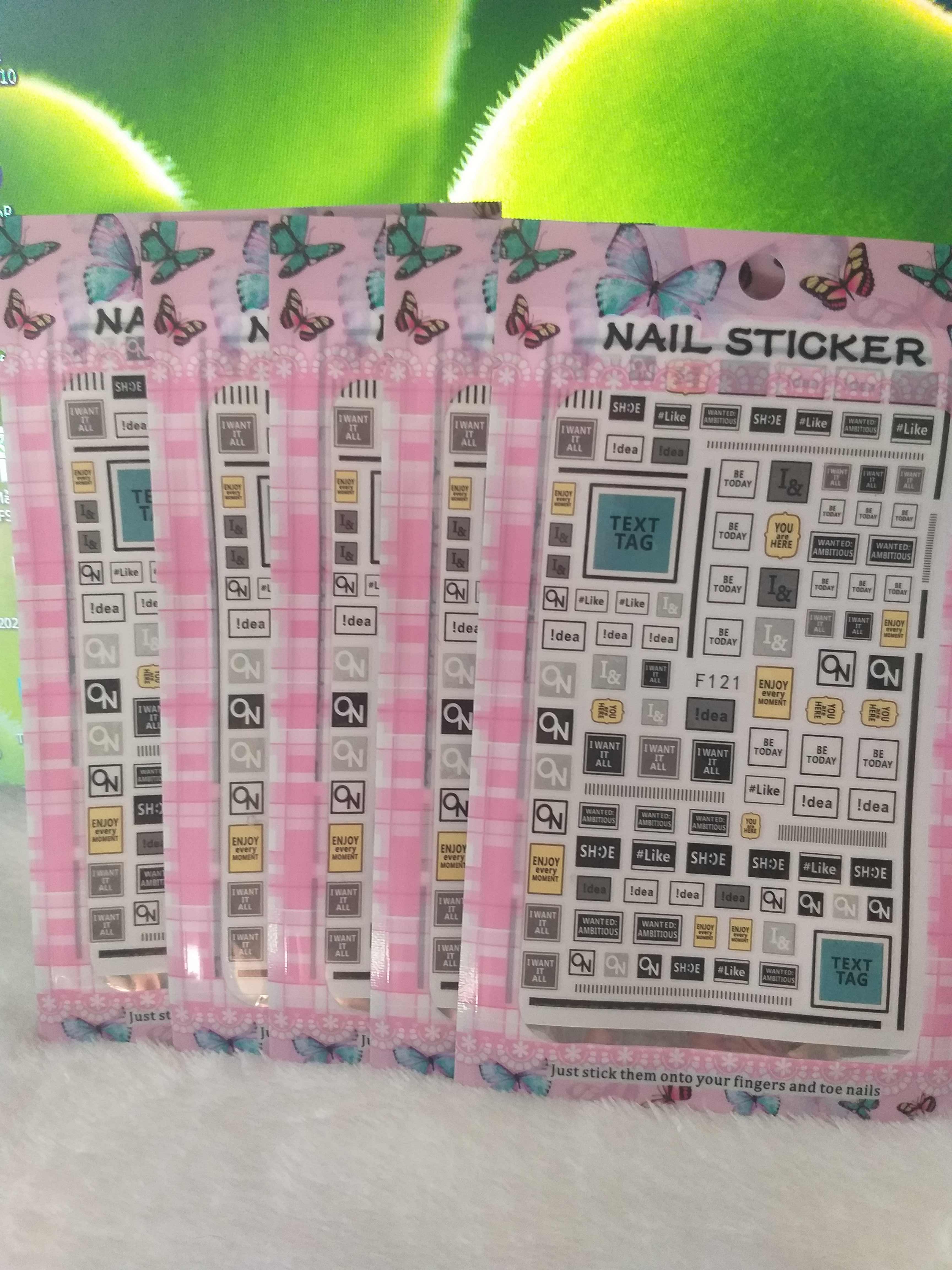 STICK DÁN TRANG TRÍ MÓNG NGHỆ THUẬT