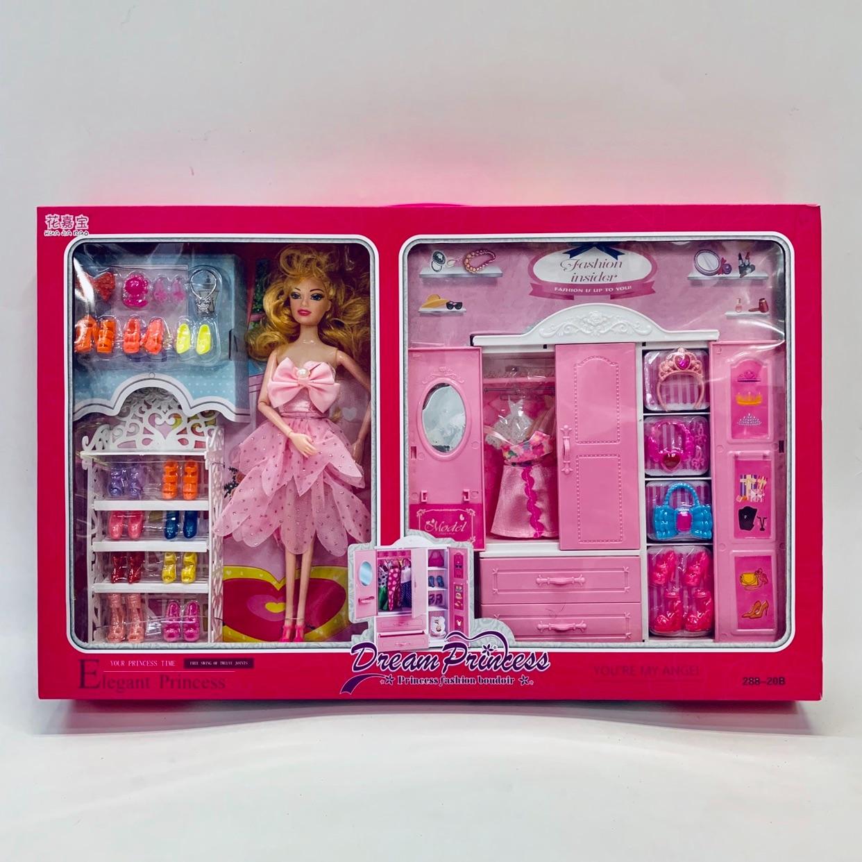 Đồ chơi ngôi nhà búp bê- tủ quần áo búp bê 288-20B