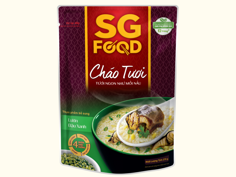 Cháo tươi thịt thăn bằm bí đỏ 270g x 30