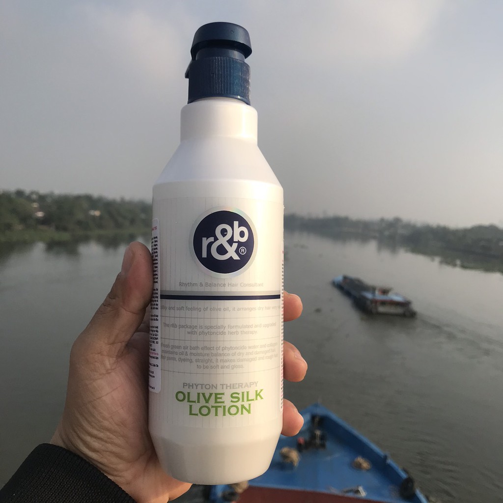 Kem dưỡng bóng tóc R&B Olive Silk Lotion
