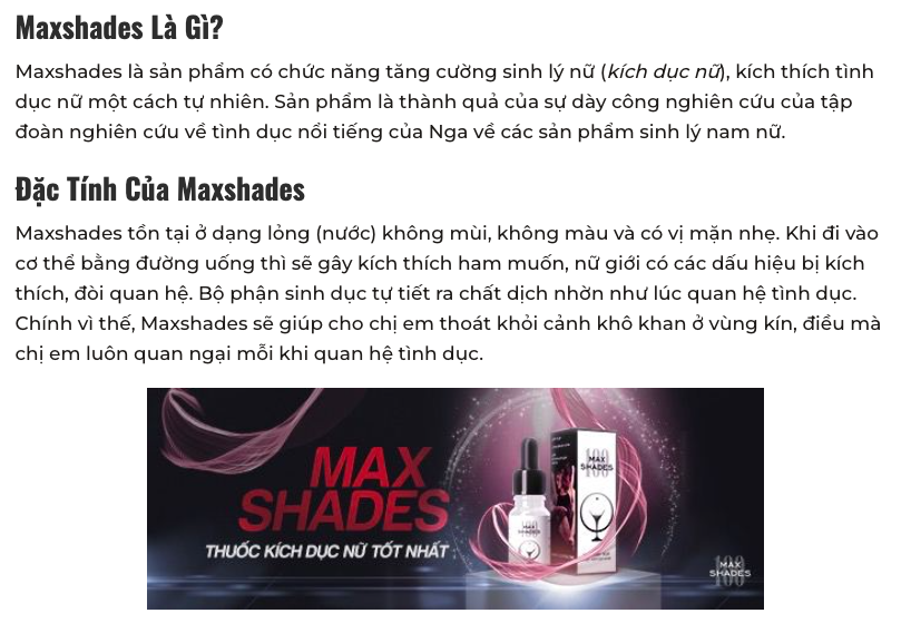 Chai 100Maxshades (Che tên khi giao)