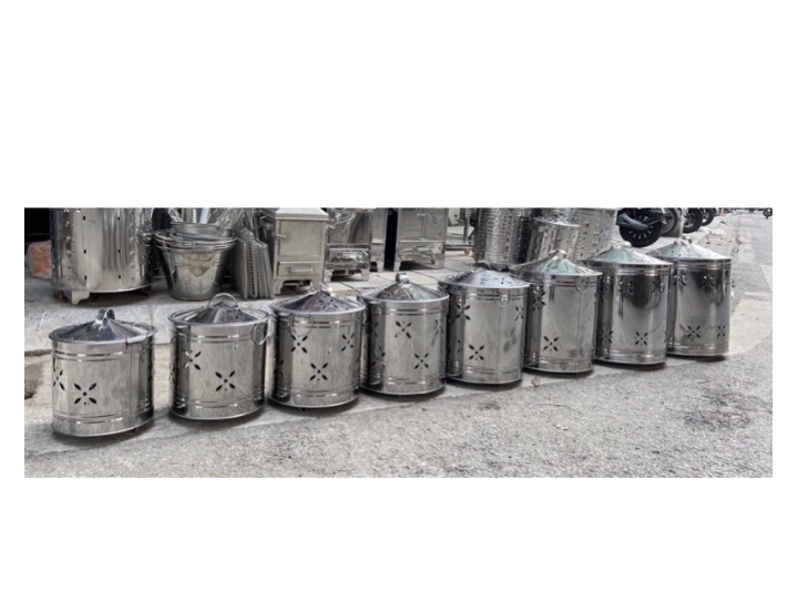 Lò Đốt Vàng Mã, Inox Nhiều Kích Cỡ
