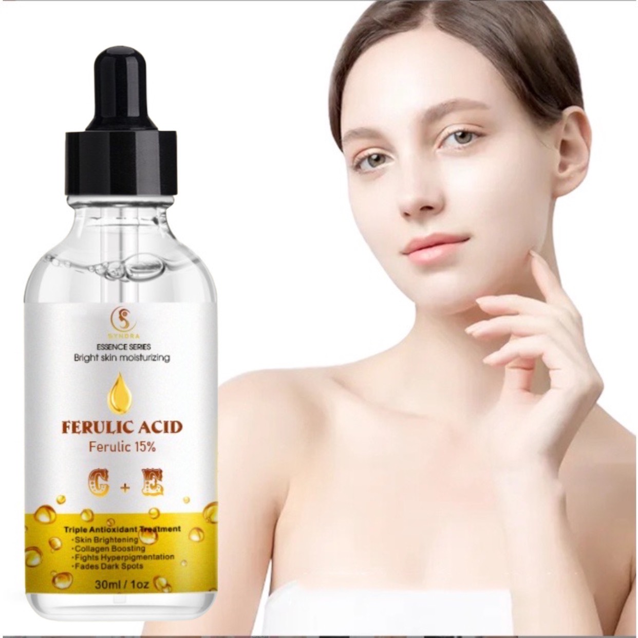 Serum tinh chất làm mờ thâm và sáng da Shine Vitamin C + E 30ml
