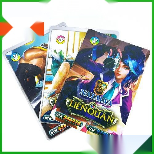 COMBO 10 PARK BÀI LIÊN QUÂN 3D- in LASER sắc nét