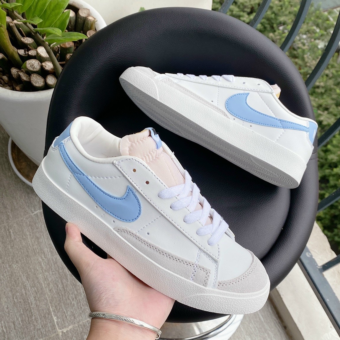 Giày thể thao Da cao cấp, giày sneaker Low (full box)