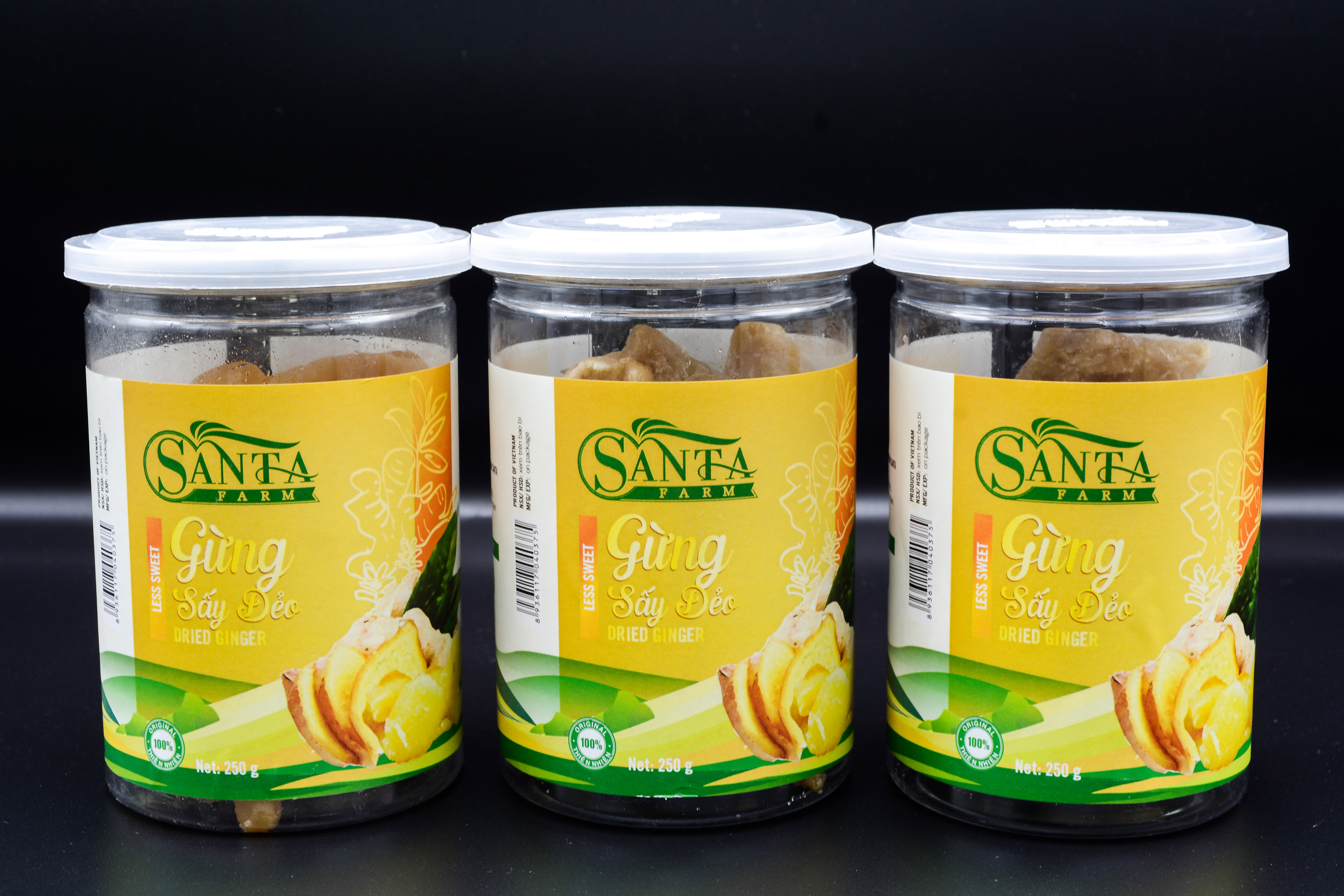 GỪNG SẤY DẺO Mefruits - Hộp 250g