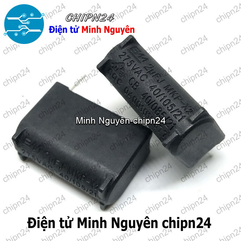 [1 con] (N70) Tụ bếp từ Đứng 2uF 275V AC 400V DC - HH006450