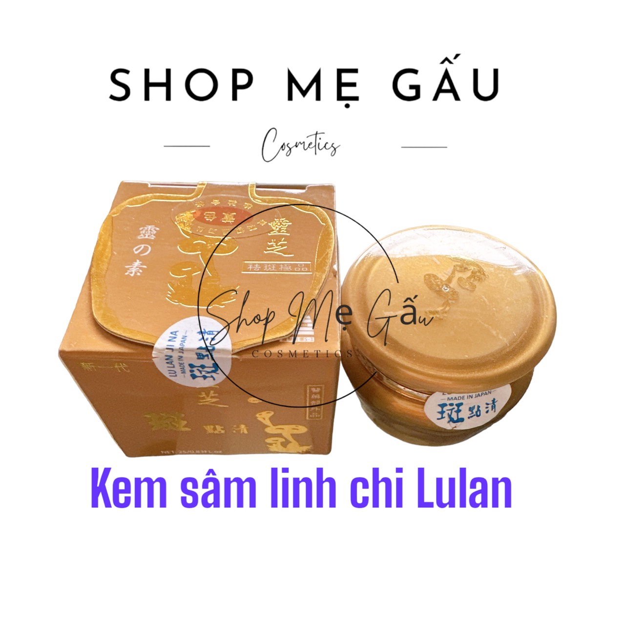 Kem trắng da sâm linh chi Lulanjina 50g