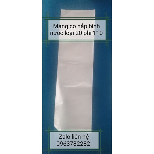 1kg màng co năp binh 20 lit phi 110 màu trắng sữa
