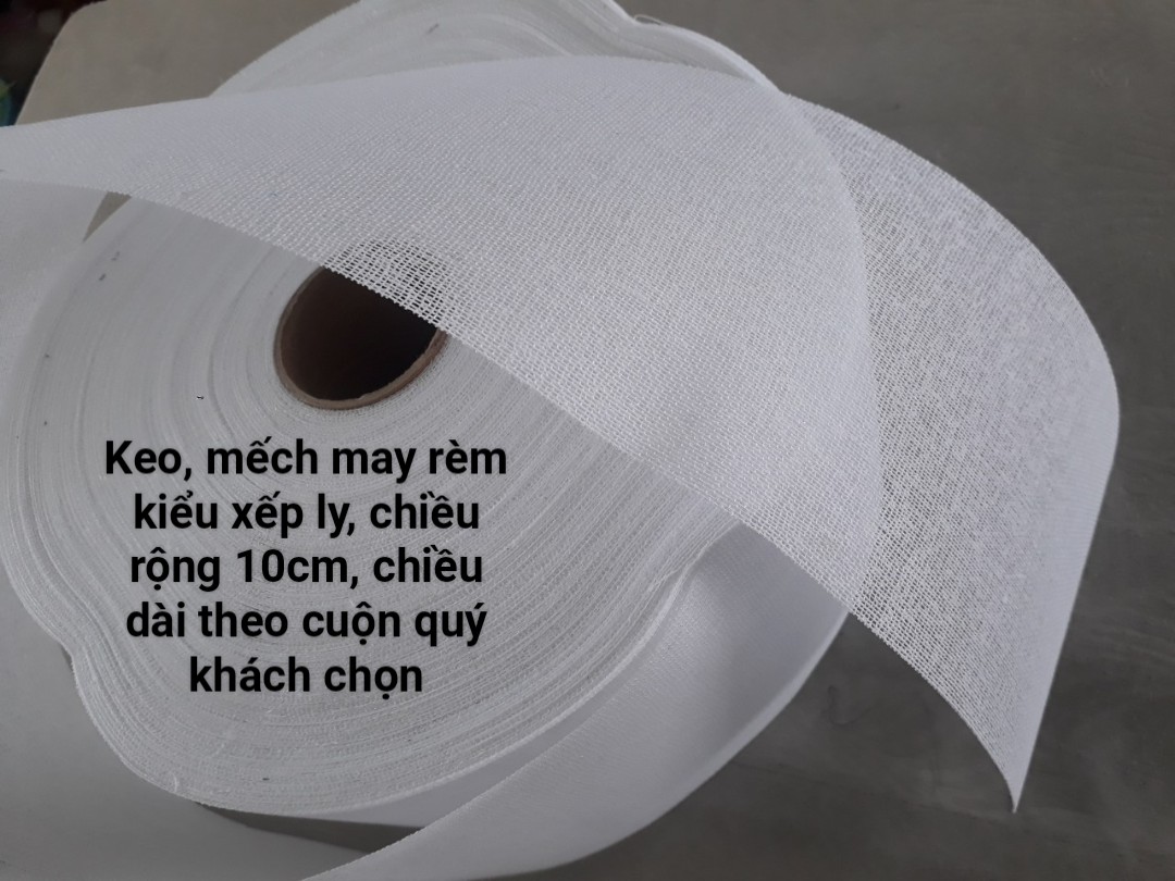 Mếch chuyên dùng may rèm kiểu xếp ly