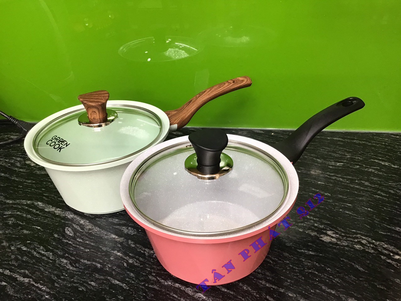 [HCM]QUÁNH ĐÚC GREEN COOK 18CM (XANH NGỌC HOẶC HỒNG)