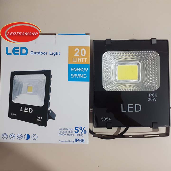 Đèn pha led cob 20w 5054 ip66
