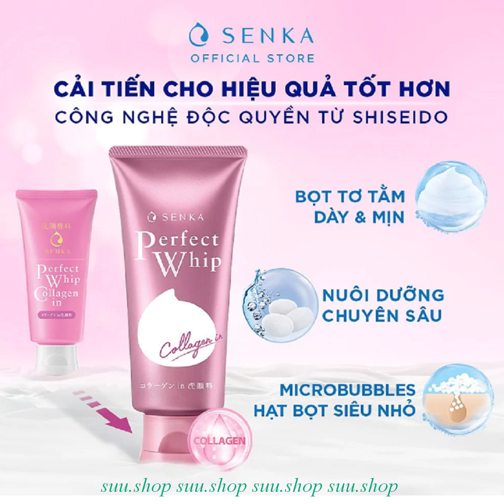 Sữa Rửa Mặt Nữ Senka 120G Perfect Whip