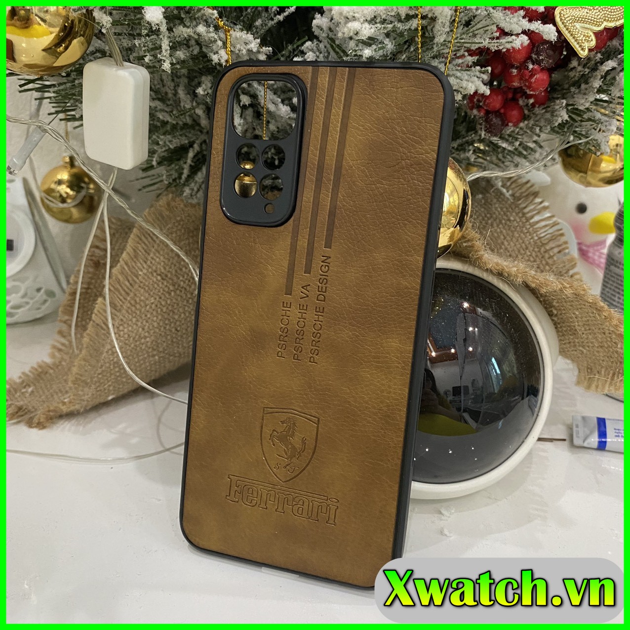 Ốp lưng da Ferari Vsmart live / Live 4 / Joy 3  / Star / Bee 3 / Joy 1 plus