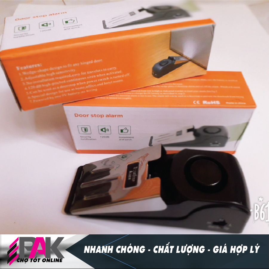 [HCM]Kẹp chặn cửa báo chống trộm