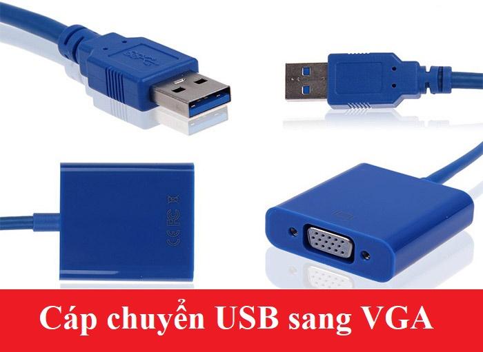 Cáp chuyển đổi tín hiệu USB sang VGA chất lượng cao