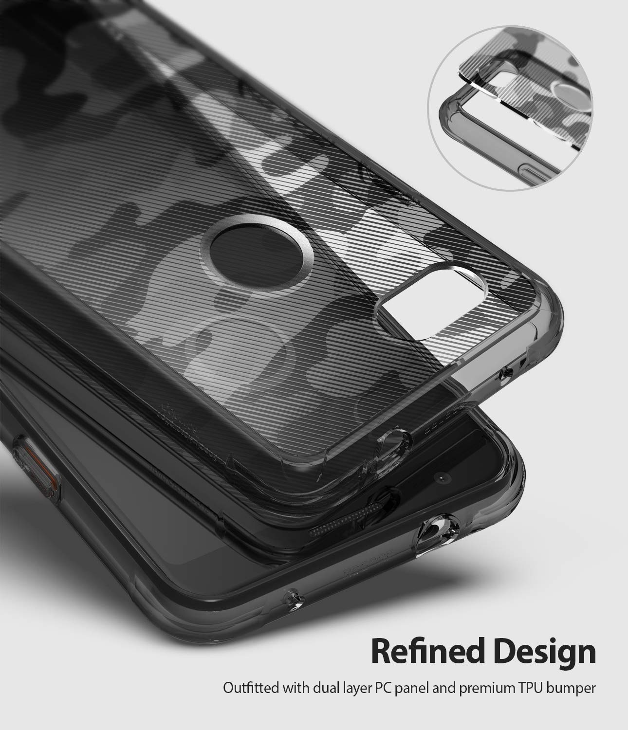 Ốp lưng Google Pixel 3a / 3a XL Ringke Fusion Hàn Quốc (Ringke Fusion Pixel 3a / 3a XL Korea Case)