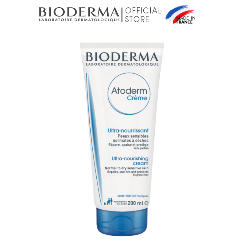 Kem dưỡng ẩm cho da thường và da khô nhạy cảm Bioderma Atoderm Crème - 200ml giá rẻ