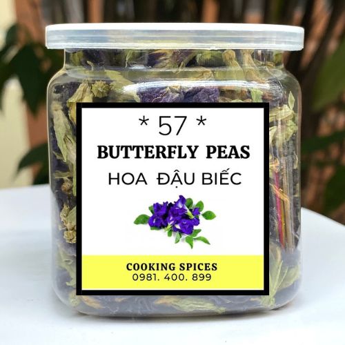 Hoa Đậu Biếc sấy khô ( Butterfly Peas ) dùng pha trà.