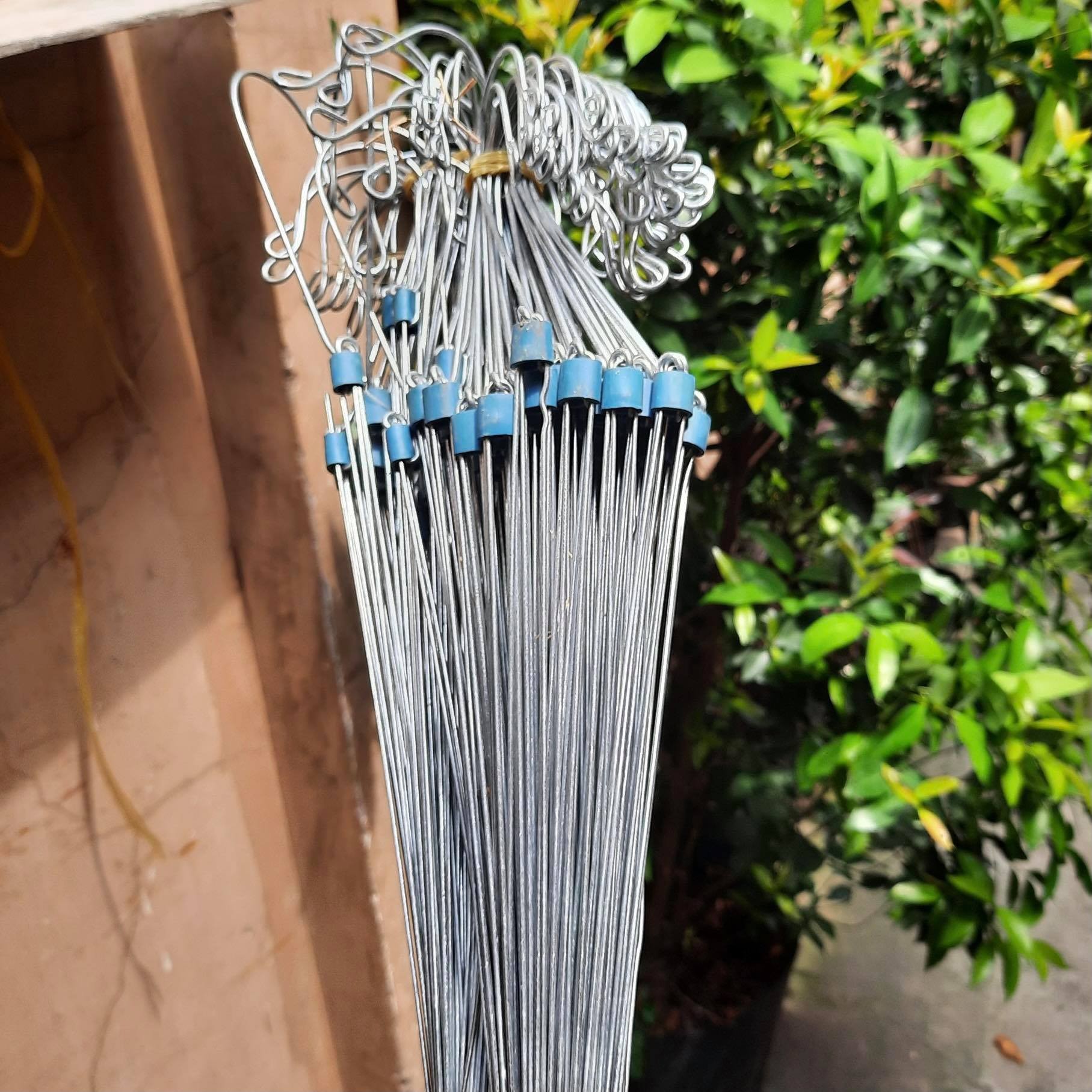 [Giá tốt] Combo 10 dây kẽm treo giỏ lan dài 80cm