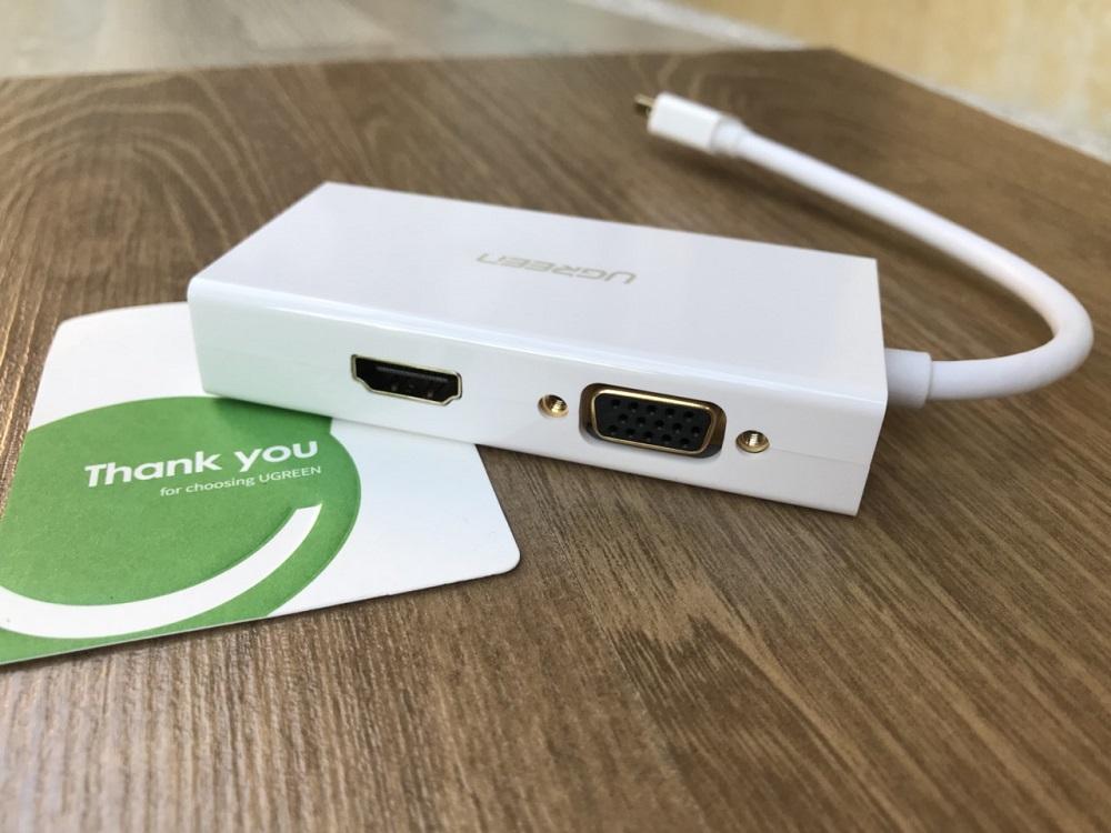 Cáp Mini Displayport To HDMI + VGA + DVI (24+1) UG - 20417