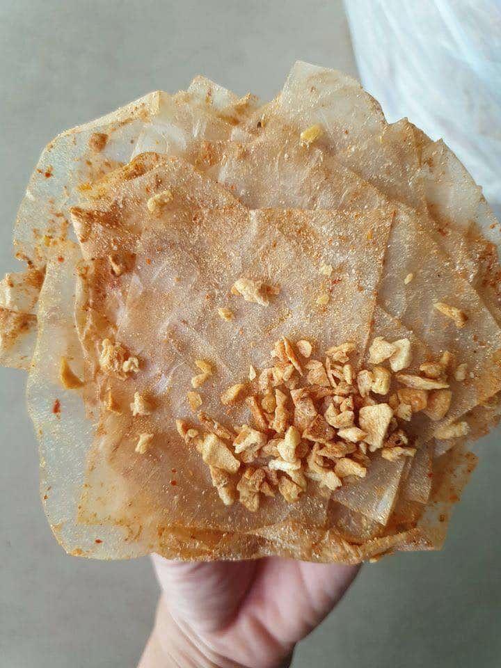 Bánh tráng trộn Muối nhuyễn - Tỏi phi (Bánh xì ke 500Gr)