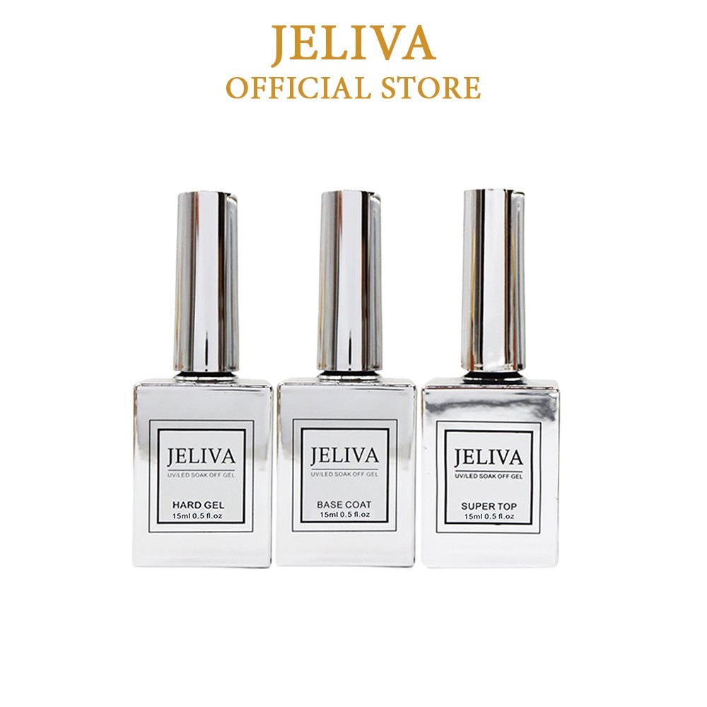 Base Top JELIVA làm cứng móng 15ml HOT SALE