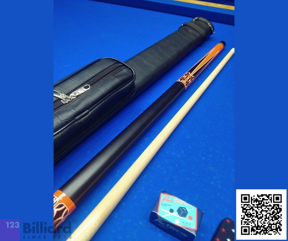 [HCM][Cơ cho người Mới] Combo cơ Lỗ/Pool Colorado Orange [SIÊU THỊ BIDA]