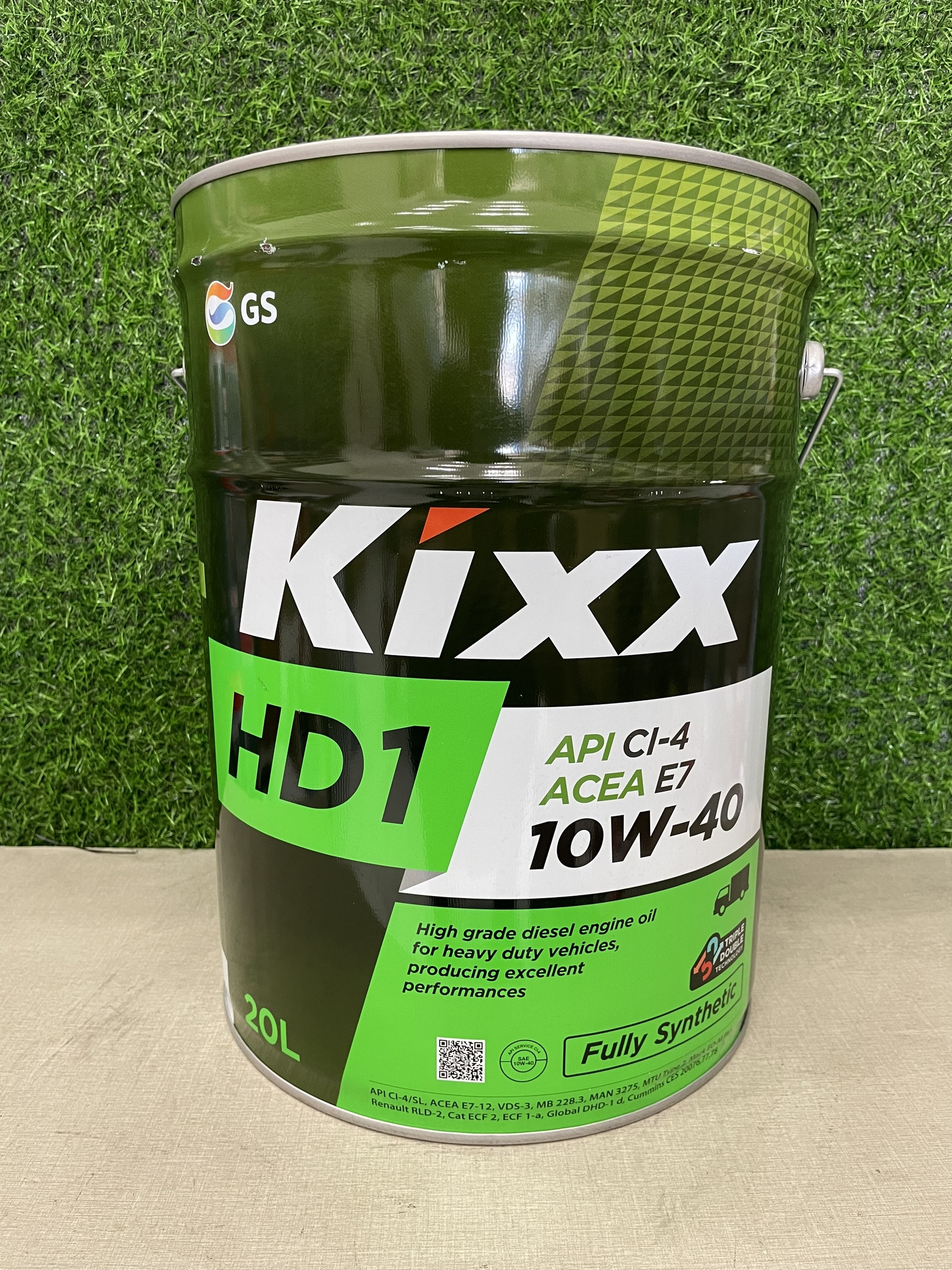 [ Hàng Chính Hãng ] Dầu Động Cơ Diesel/Xăng Kixx DX7 10W-40 API CI-4/SL (20 L) - Tổng Hợp Toàn Phần